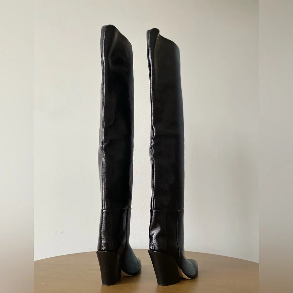 New Jimmy Choo - Maceo denim over-the-knee boots 37 $2,025
